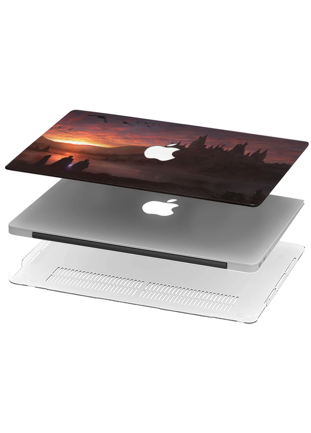 Чехол пластиковый для Apple MacBook Air 11 A1465 / A1370 Гарри Поттер Школа Хогвартс (6349-2444) MobiPrint (218867977)