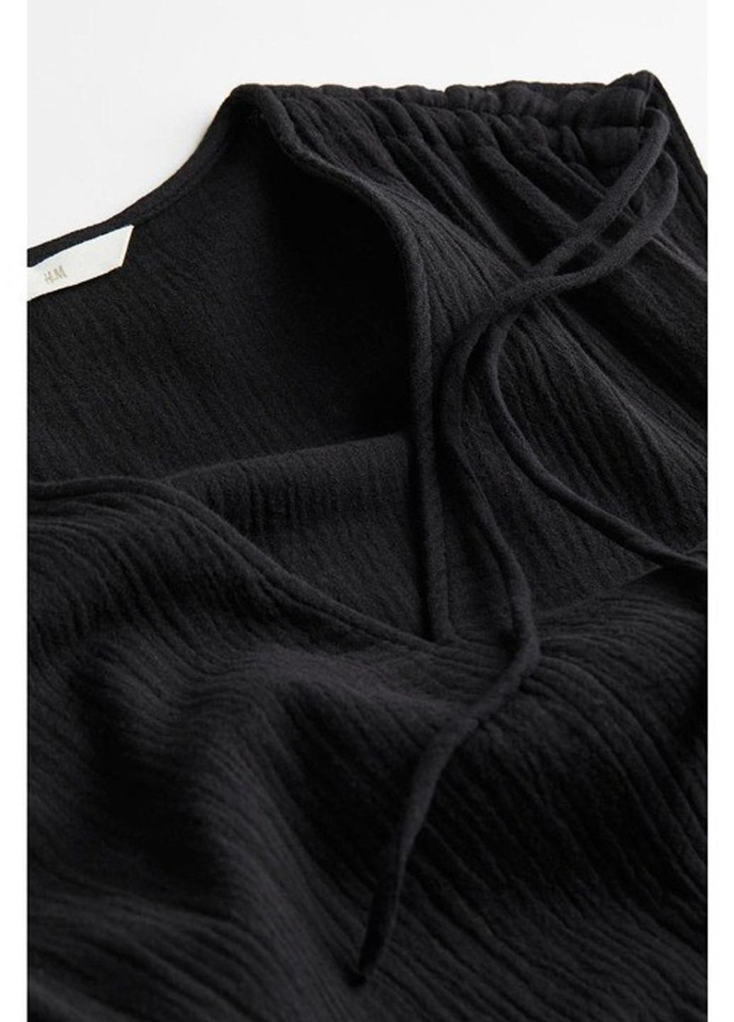 Черное кэжуал платье H&M однотонное