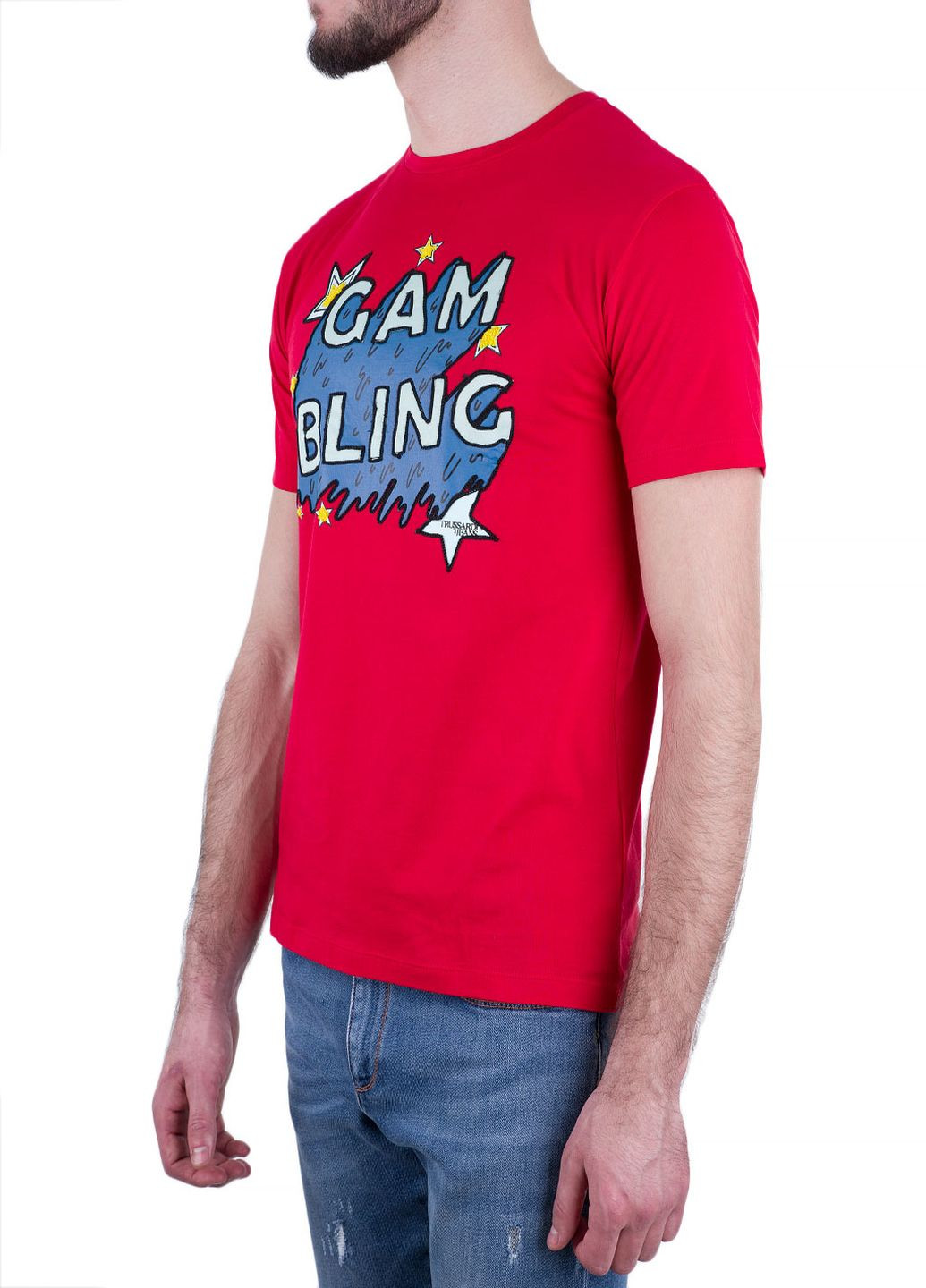 Червона футболка Trussardi Jeans