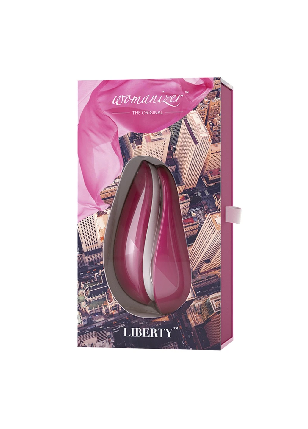Вакуумний стимулятор клітора Liberty Колір: червоне вино Womanizer (255260273)