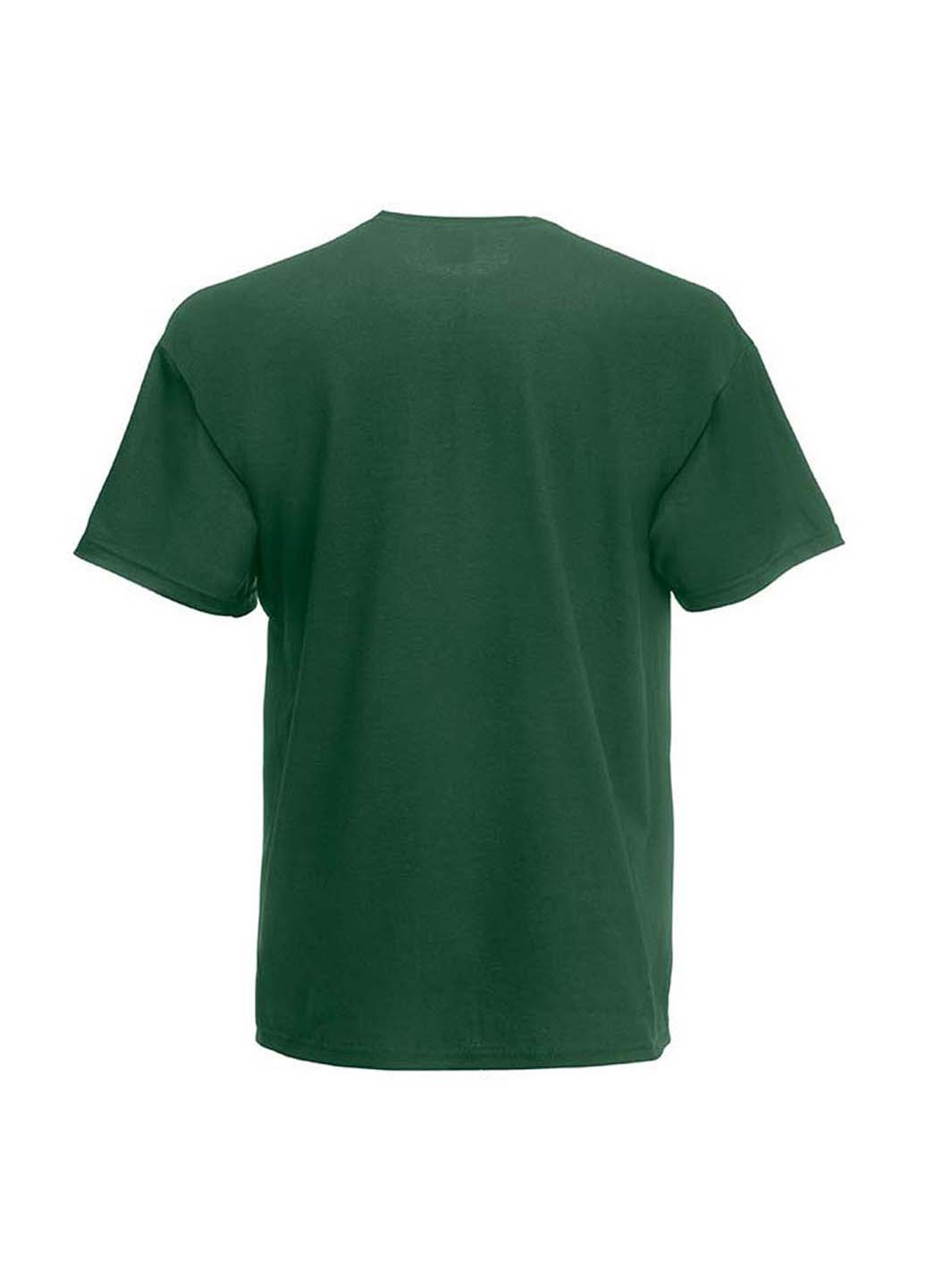 Темно-зеленая демисезонная футболка Fruit of the Loom 61033038164