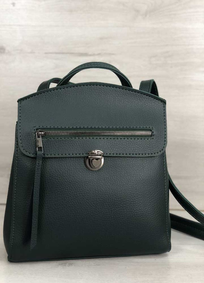 Рюкзак женский экокожа (wel-45028) Зеленый WeLassie (253982732)