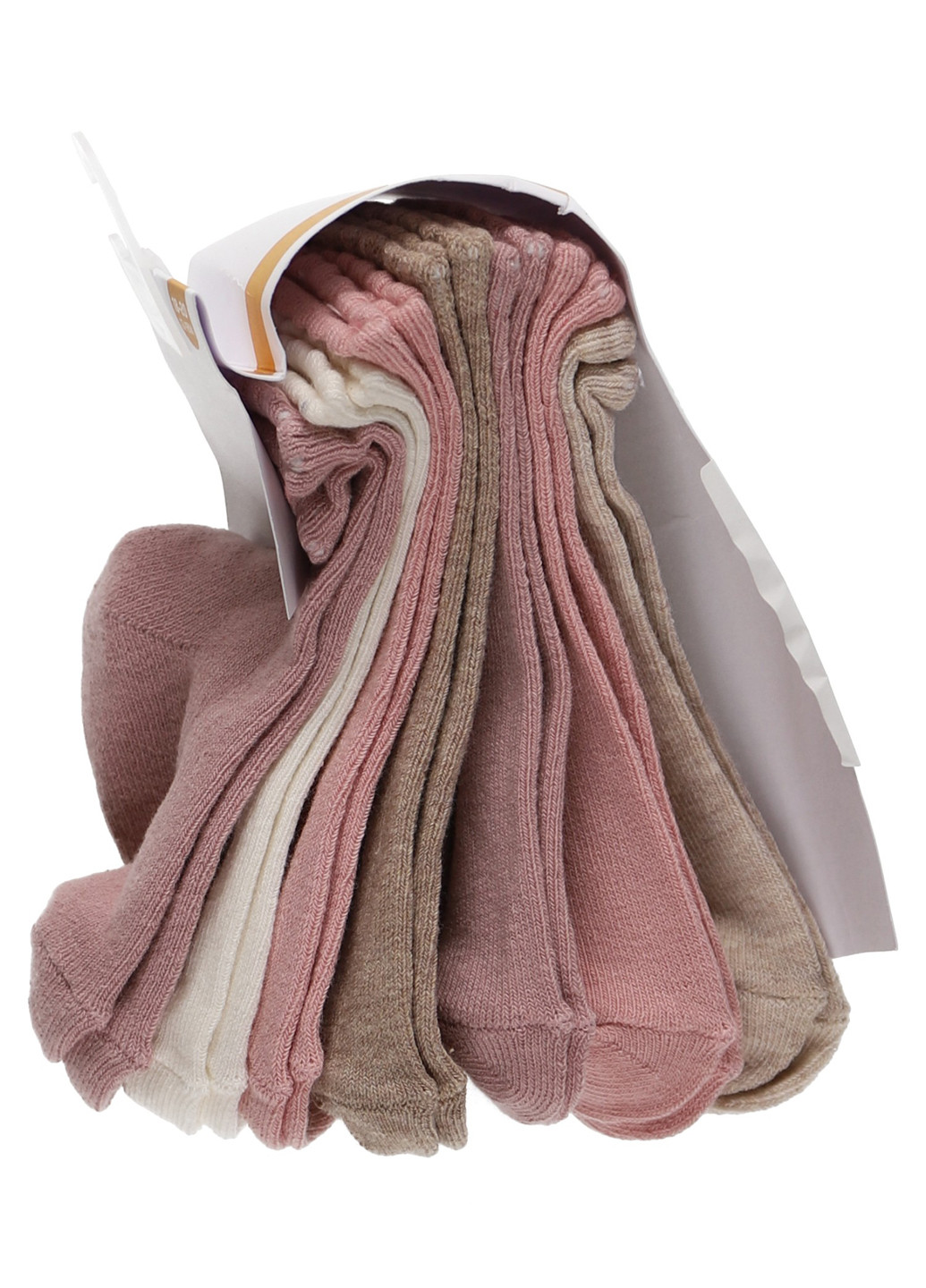 Комбинированные носки (7 пар) C&A однотонные (366113074)