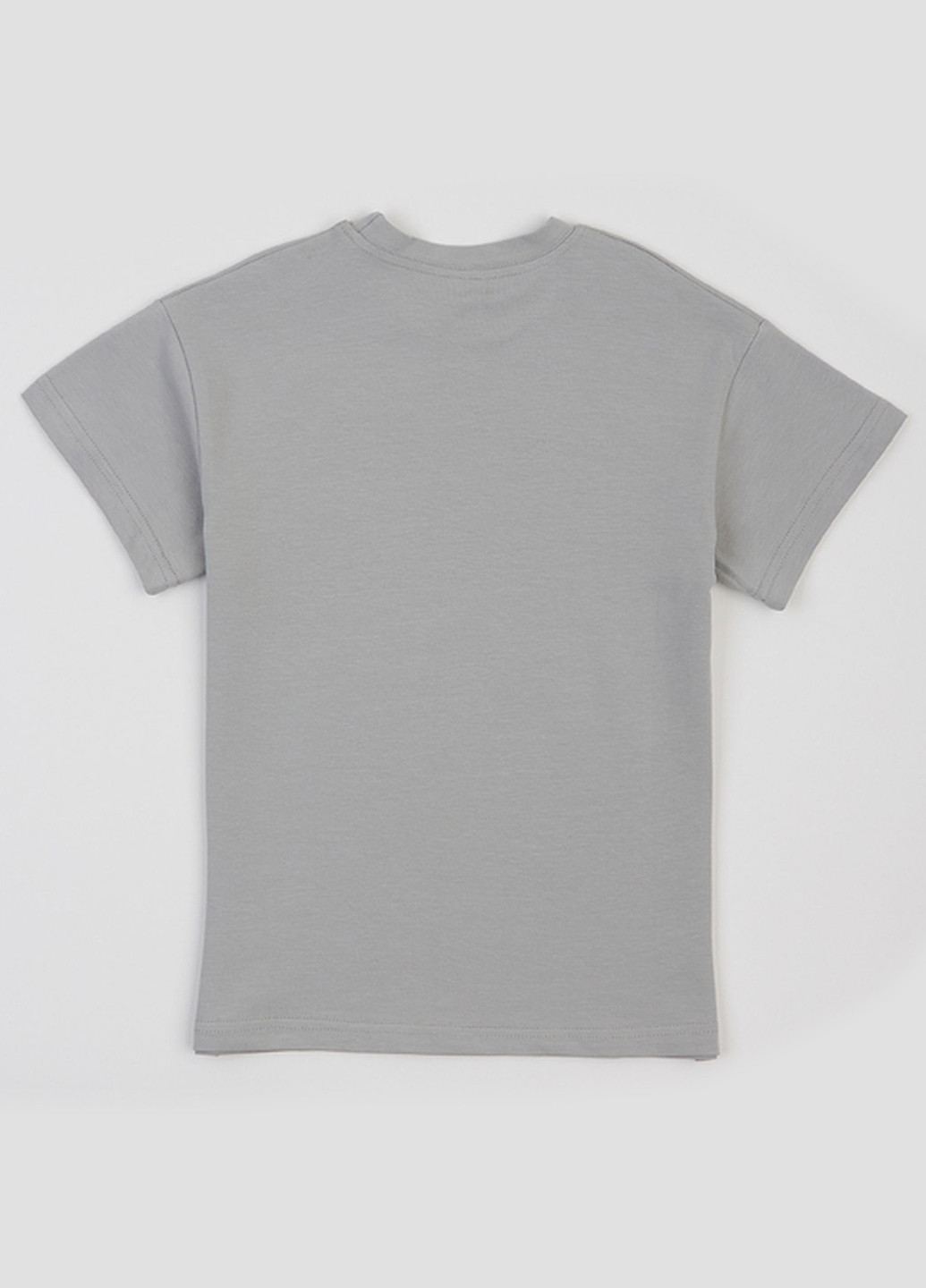 Серая летняя футболка Ляля