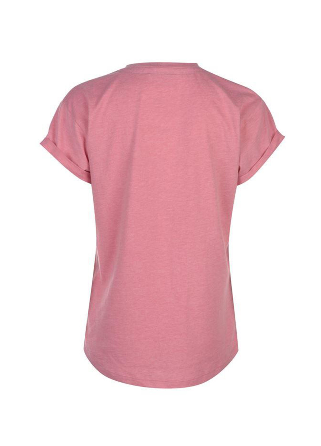 Рожево-коричнева літня футболка Soulcal & Co