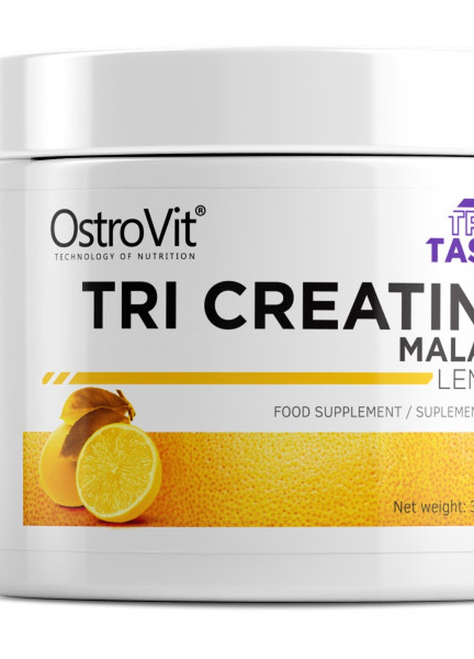 Трикреатин малат T.C.M 300 g (Lemon) Ostrovit (256536897)
