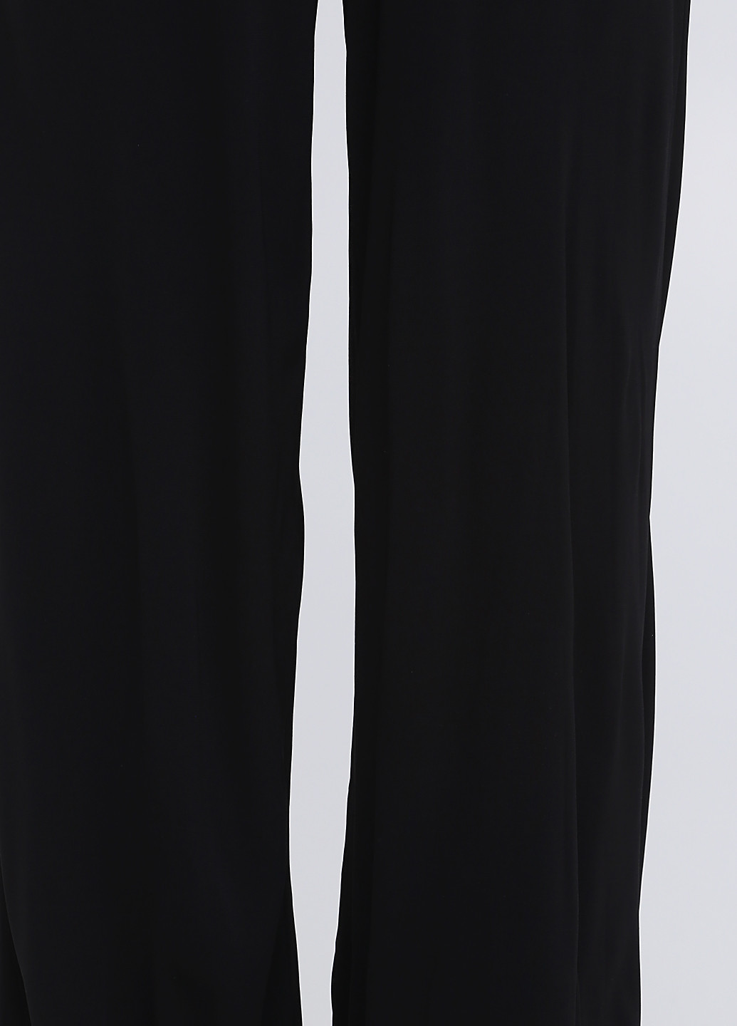 Комбінезон Ralph Lauren комбінезон-брюки однотонний чорний кежуал віскоза, трикотаж