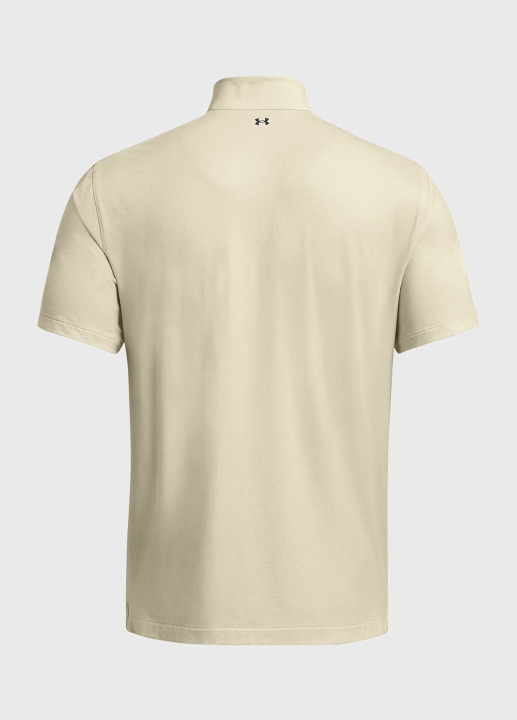 Бежевая футболка-поло для мужчин Under Armour однотонная
