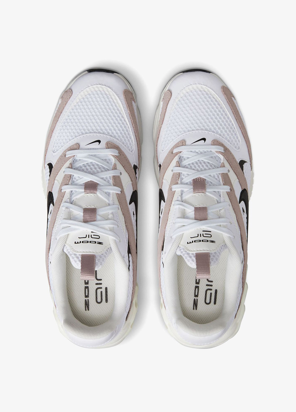 Белые демисезонные кроссовки Nike AIR ZOOM