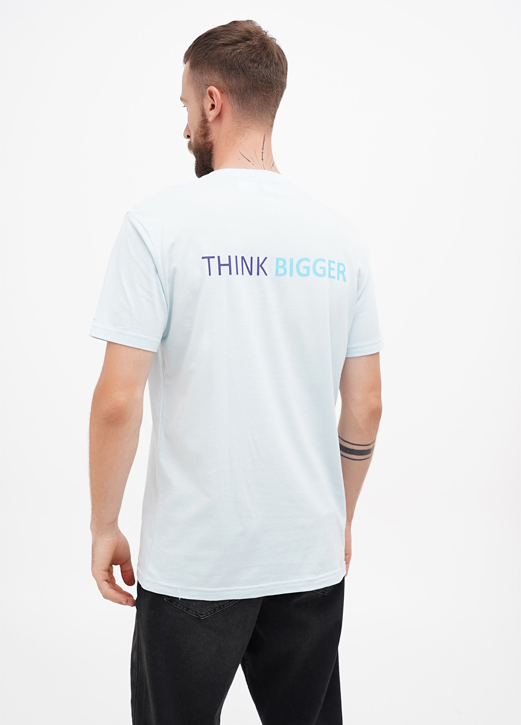 Світло-блакитна футболка Next Level