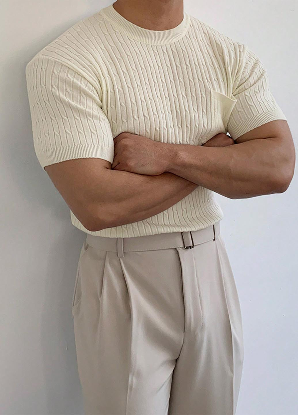 Молочный демисезонный джемпер джемпер SHEIN