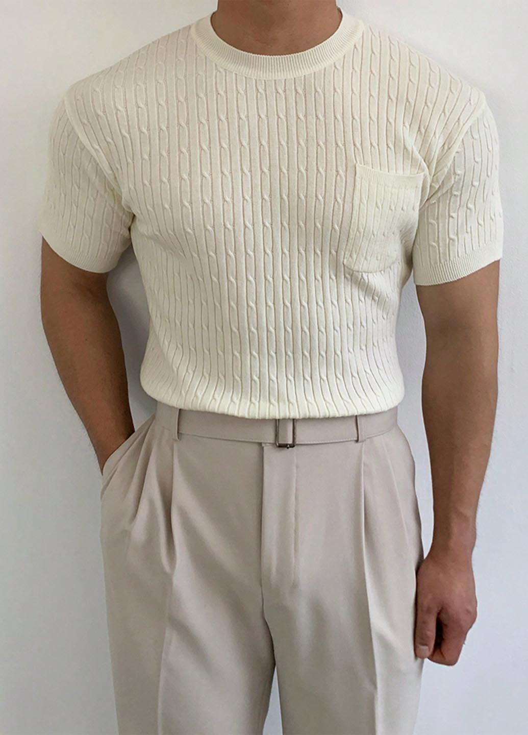 Молочный демисезонный джемпер джемпер SHEIN