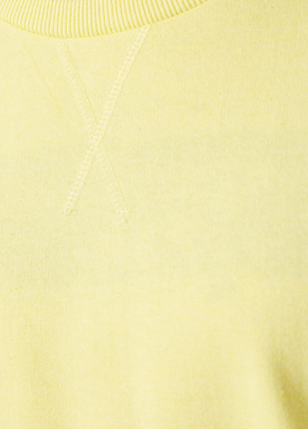 KOTON світшот однотонний жовтий кежуал поліестер, трикотаж