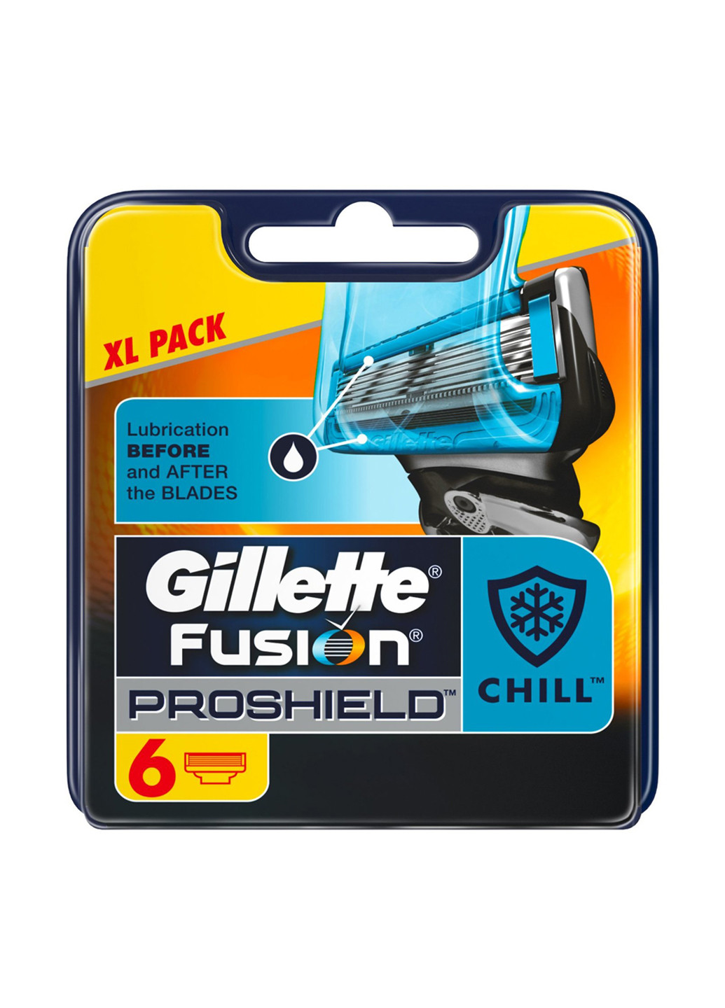 Сменный картридж Fusion ProShield Flexball Chill (6 шт.) Gillette (184347108)