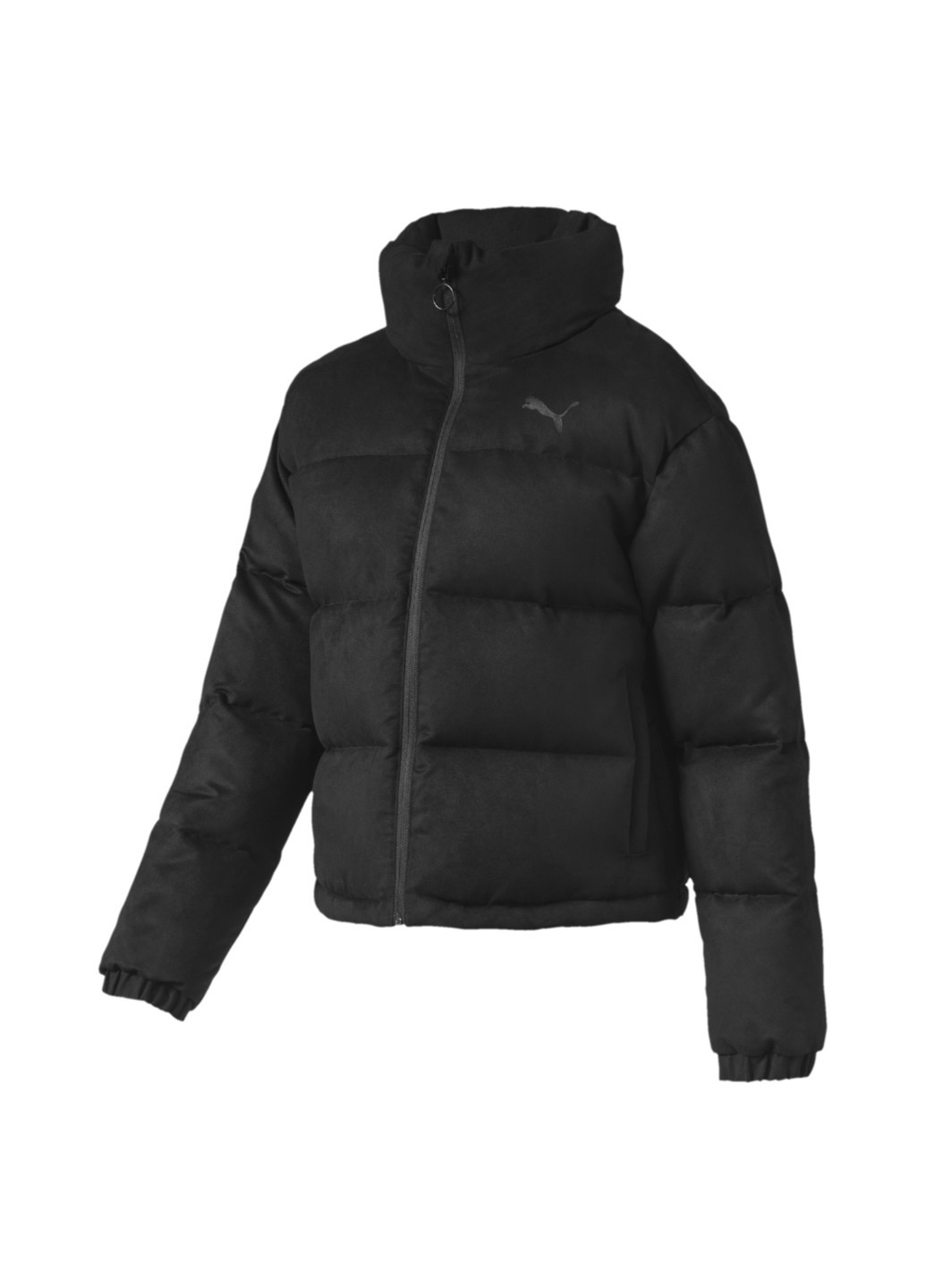 Чорна демісезонна куртка 480 style down jacket Puma