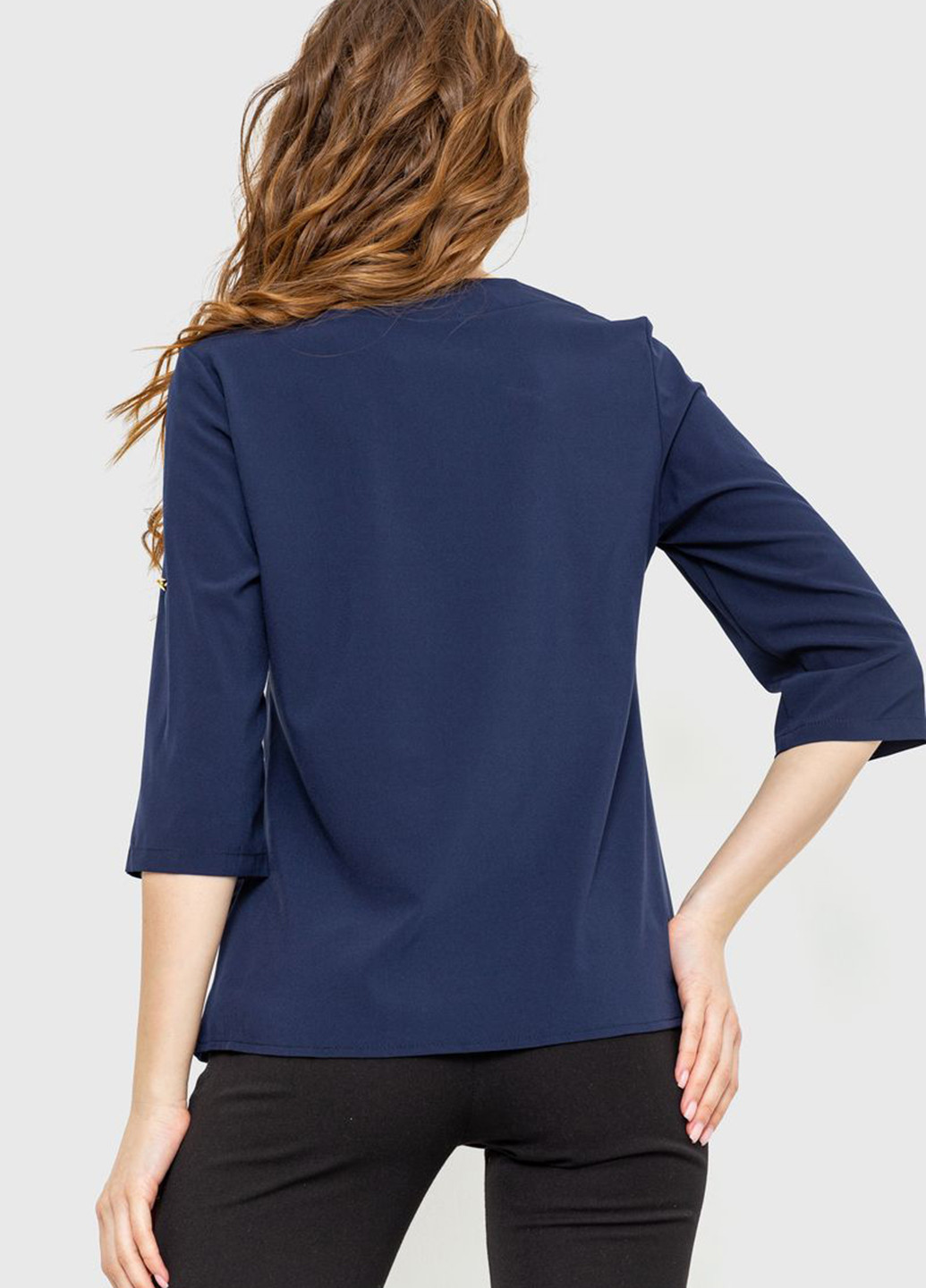 Темно-синяя демисезонная блуза Ager