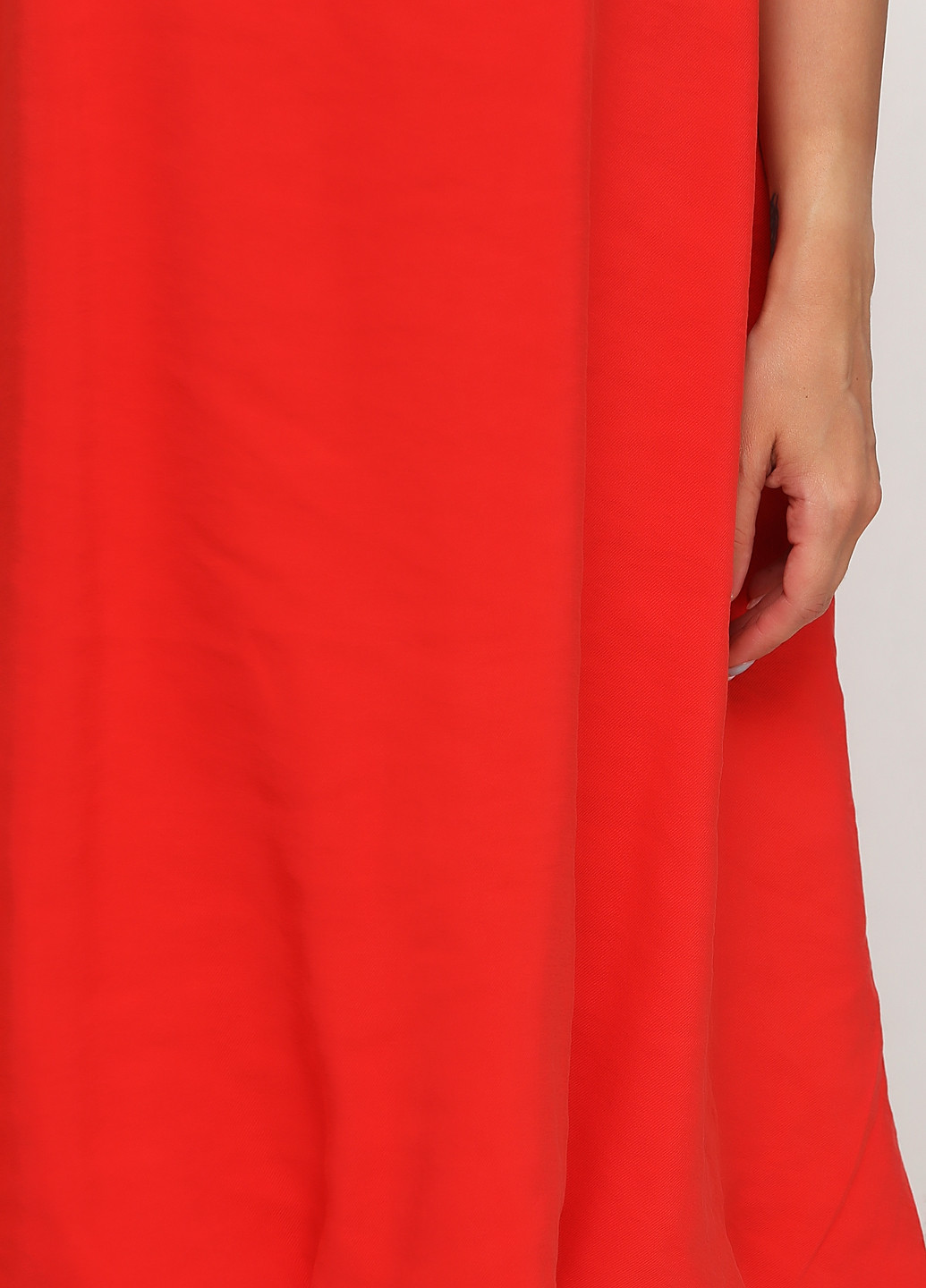 Красное кэжуал платье а-силуэт Bebe Plus однотонное