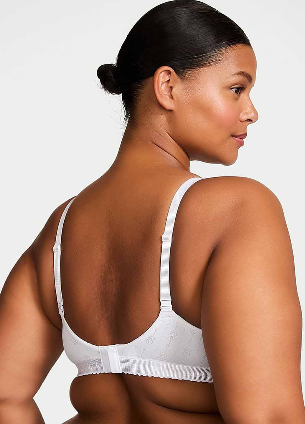 Белый демисезонный комплект (бюстгальтер, трусики) Victoria's Secret