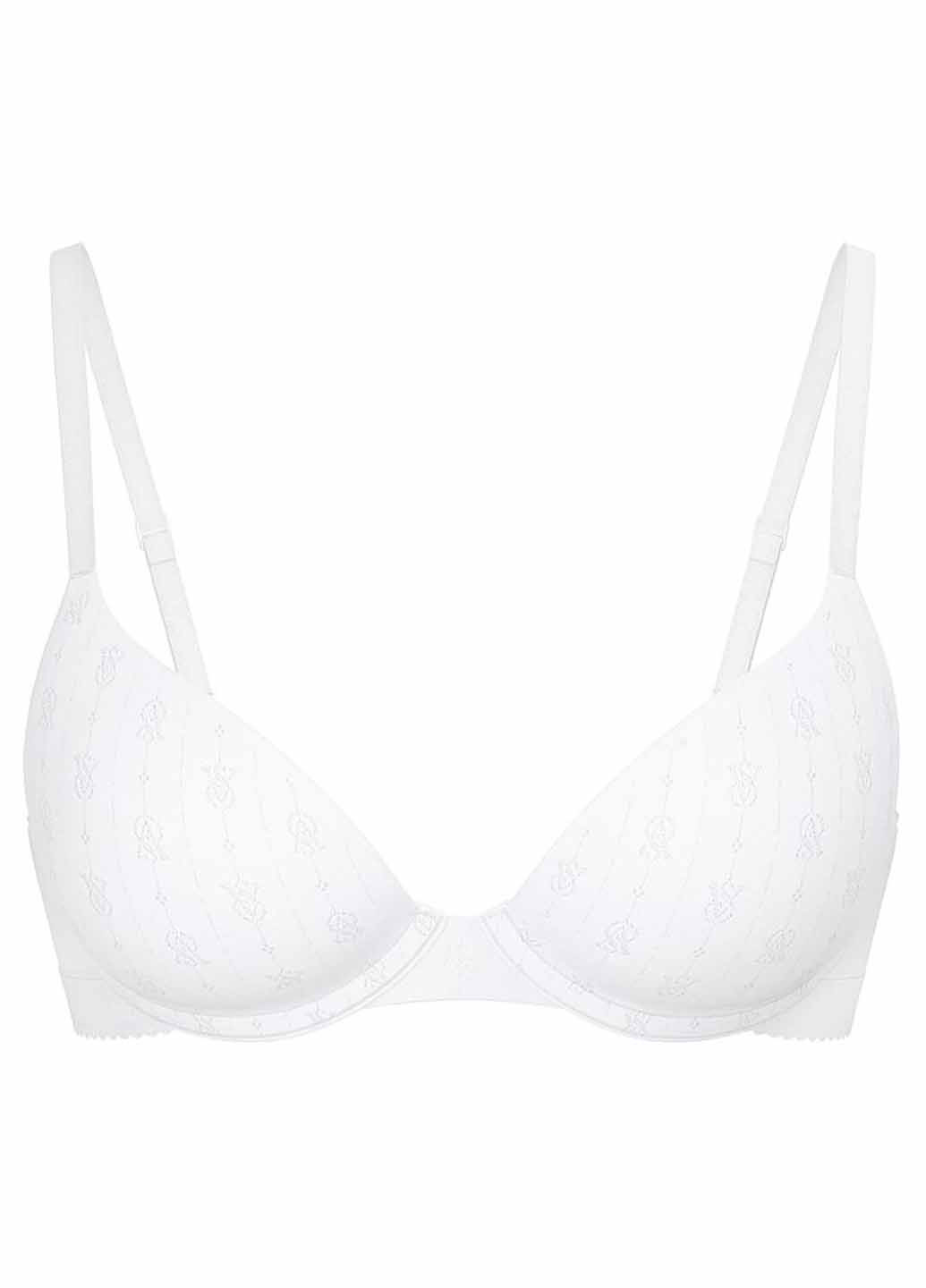 Белый демисезонный комплект (бюстгальтер, трусики) Victoria's Secret