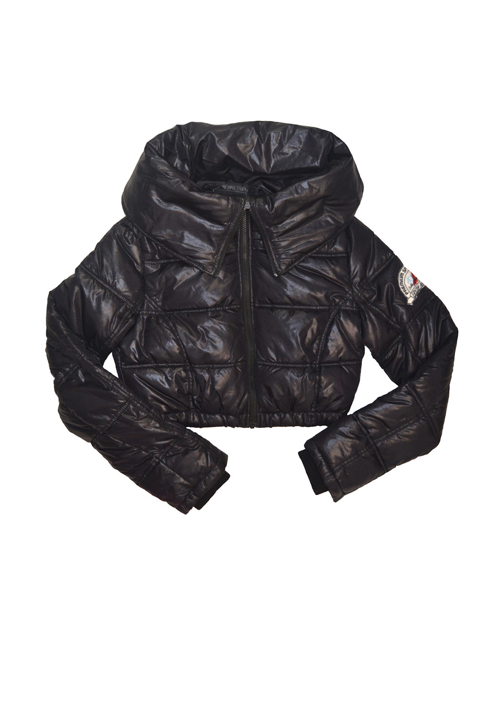 Черная демисезонная куртка 98-86
