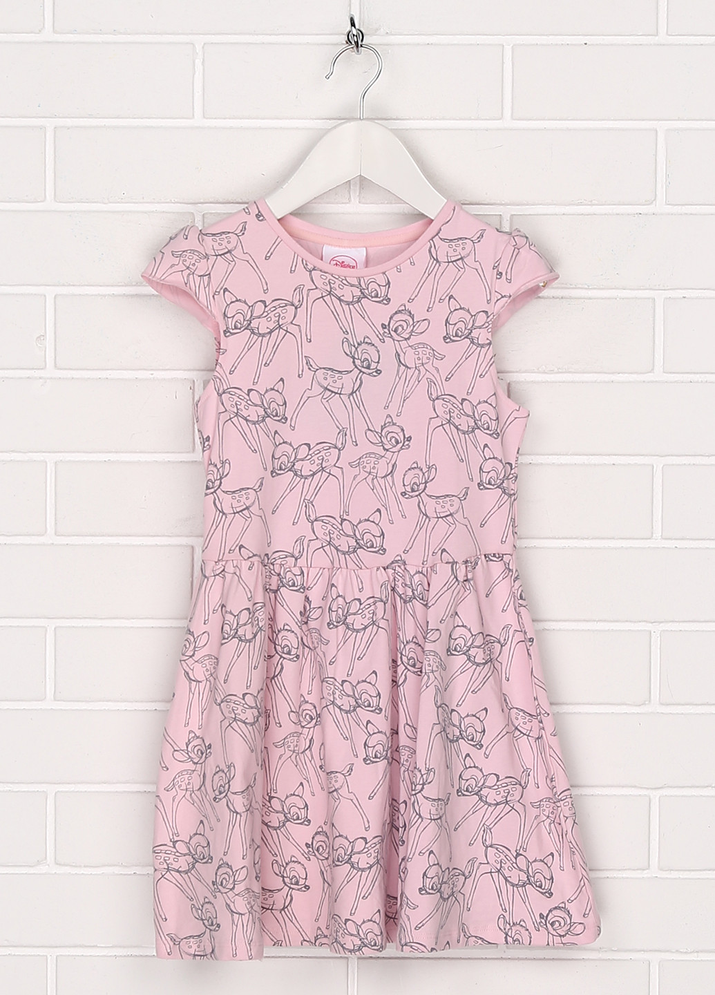 Розовое кэжуал платье с посадкой по талии Disney с рисунком