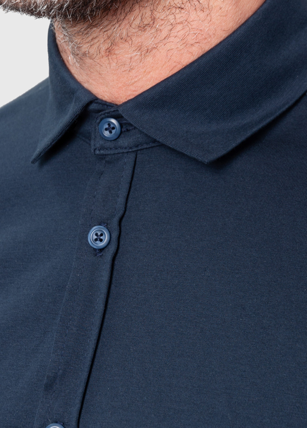 Темно-синяя кэжуал рубашка Arber с длинным рукавом