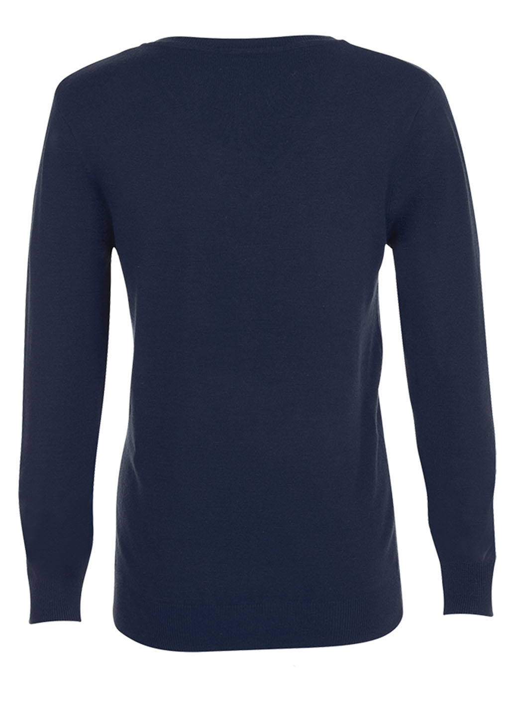 Темно-синий демисезонный пуловер пуловер Sol's