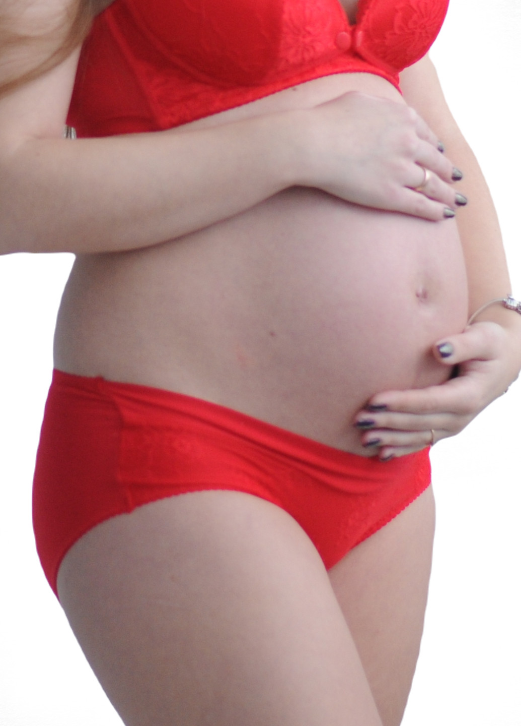 Трусы для беременных под живот с кружевом HN (230818773)