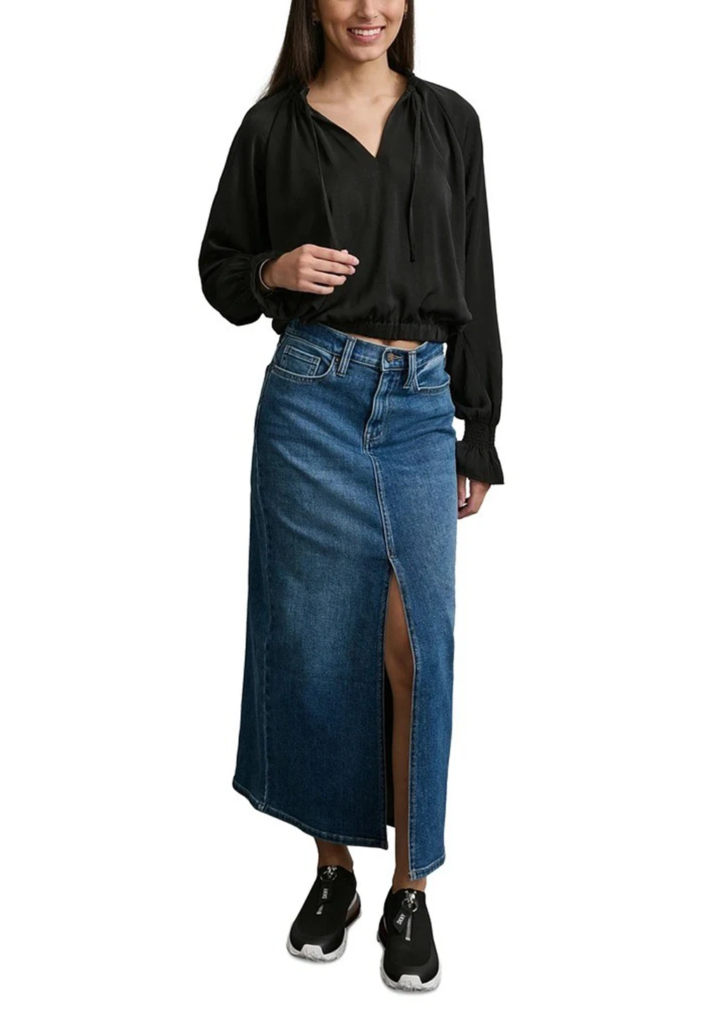 Чорна блузка DKNY