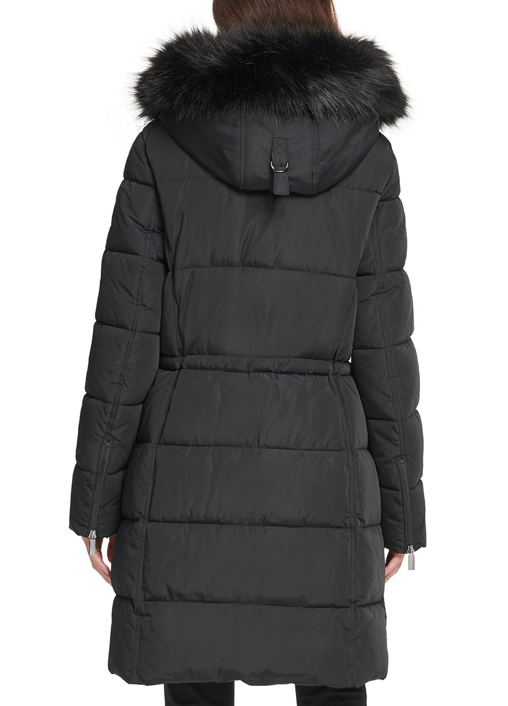 Чорна зимня куртка DKNY