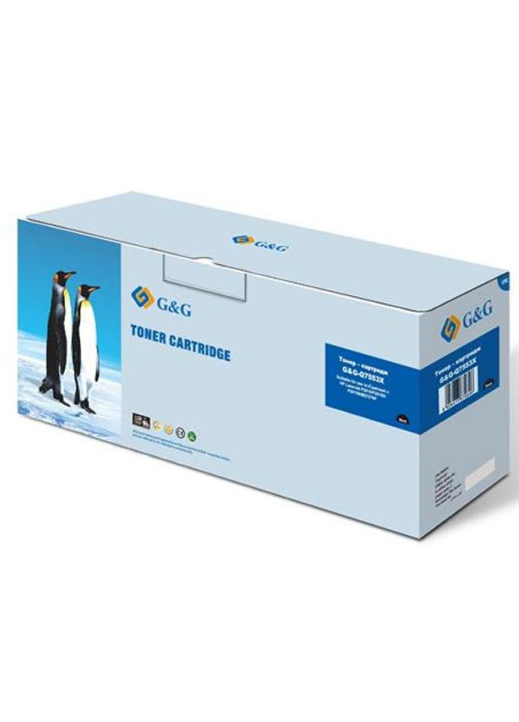 Картридж G & G для HP LJ P2014 / P2015 series, LJ M2727nf series (max) Black (G & G-Q7553X) G&G для hp lj p2014/p2015 series, lj m2727nf series (m (247616400)