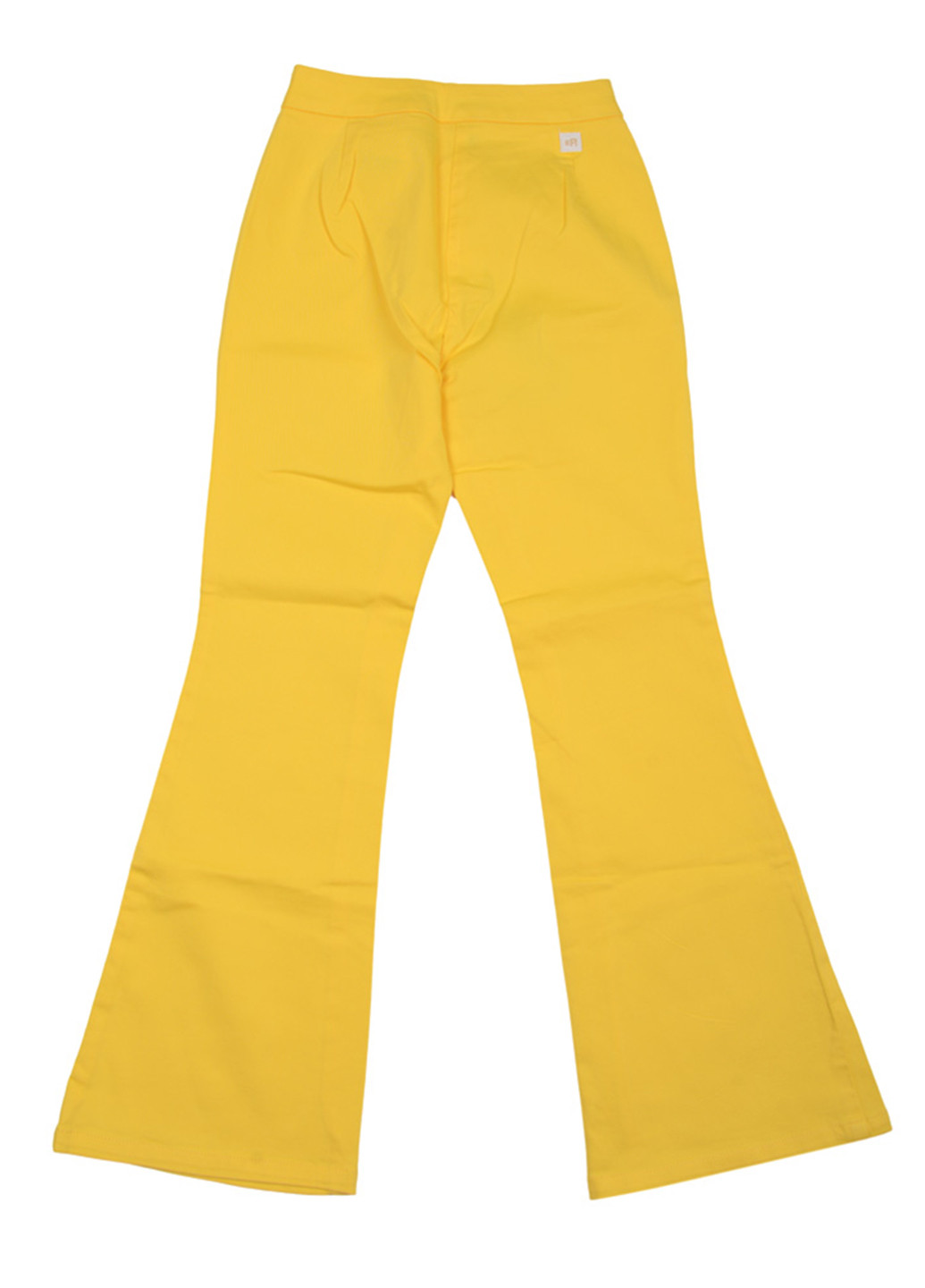 Желтые кэжуал демисезонные клеш брюки Eddie Pen