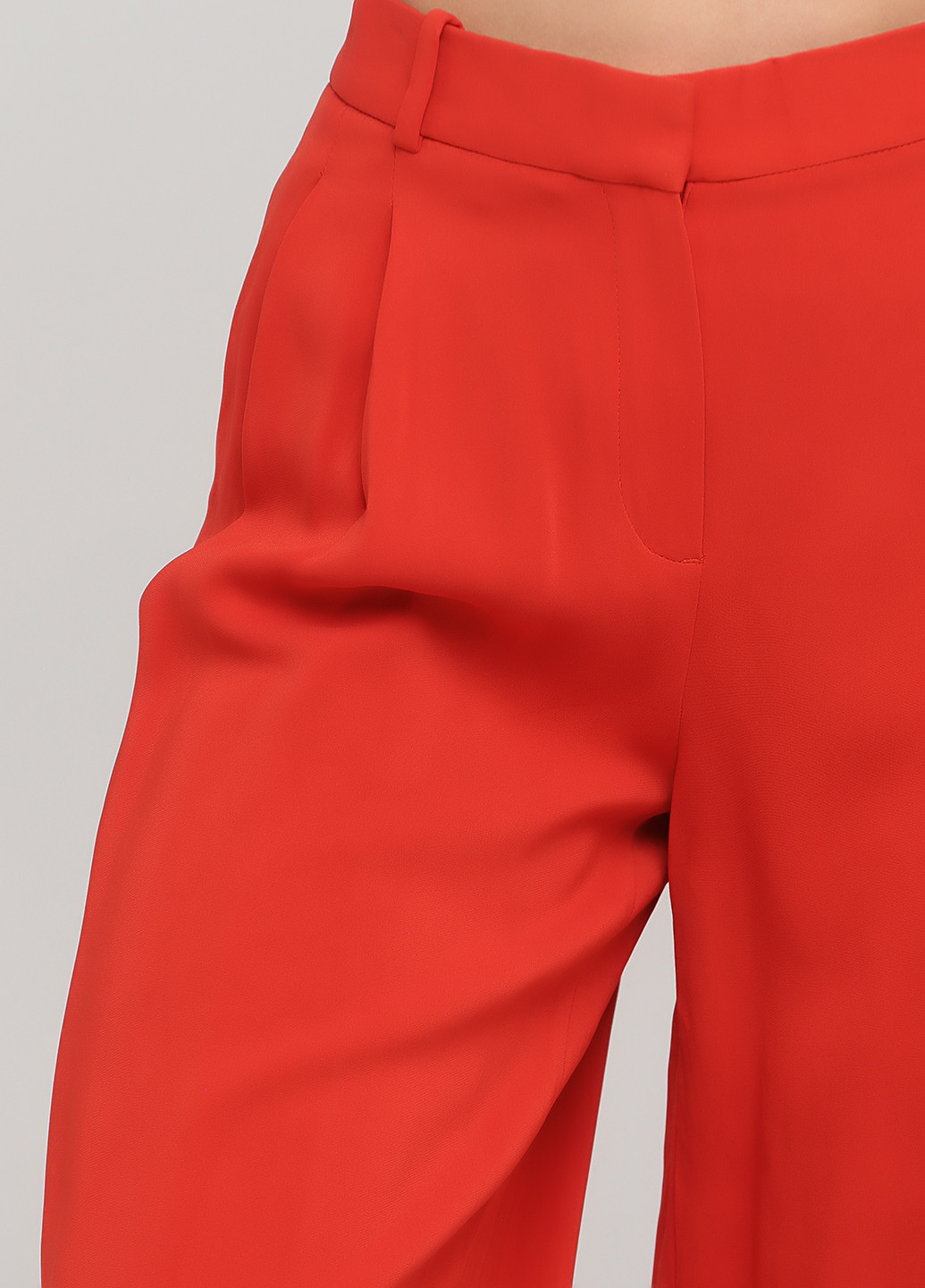 Красные кэжуал демисезонные кюлоты брюки Massimo Dutti