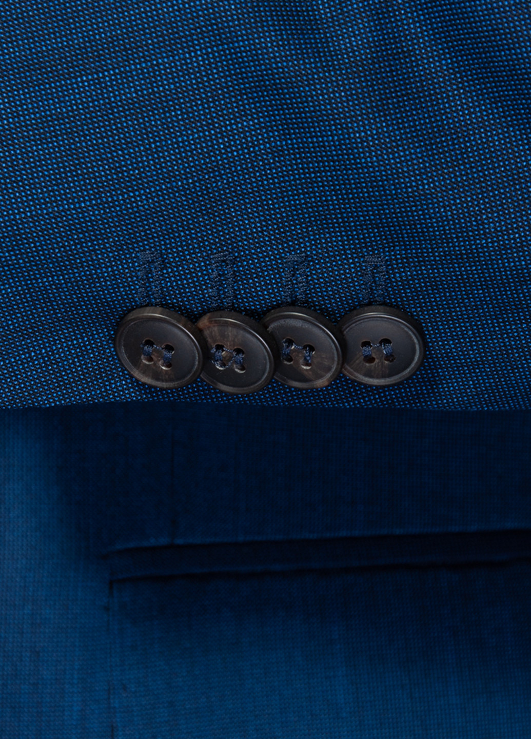 Синій демісезонний костюм (піджак, брюки) Arber