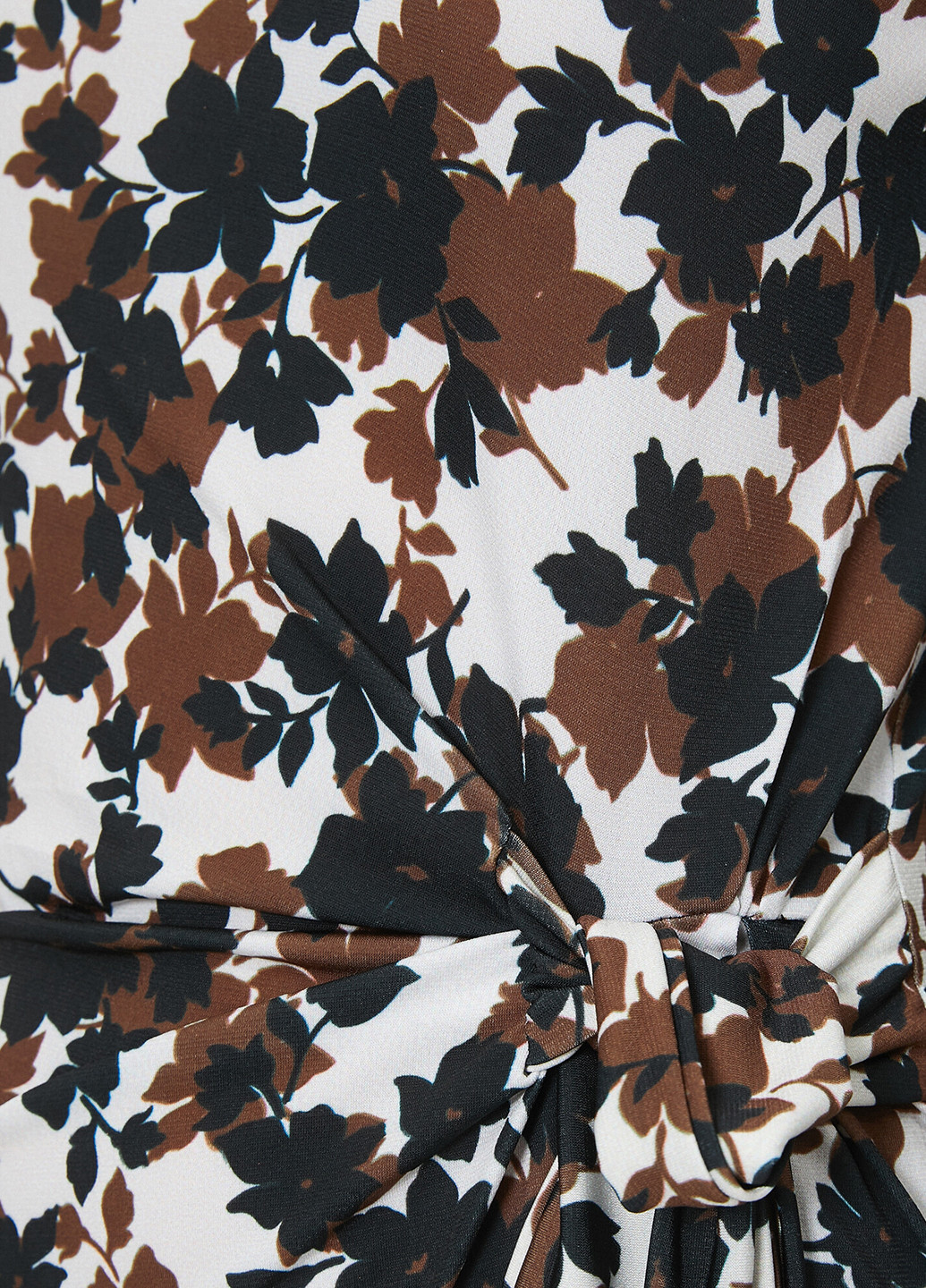 Комбинированное кэжуал платье футляр KOTON с цветочным принтом