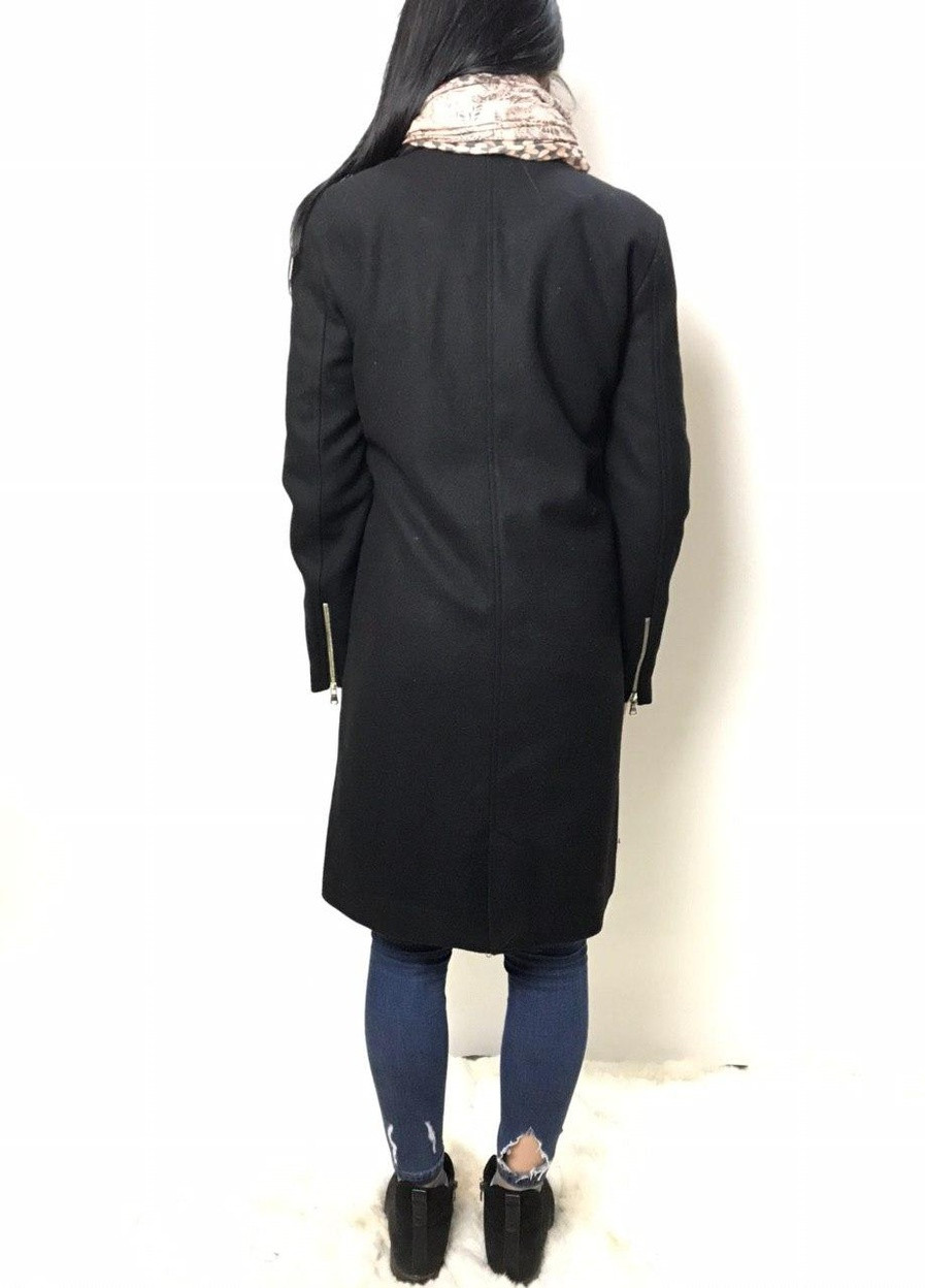 Черное демисезонное Пальто Tom Tailor