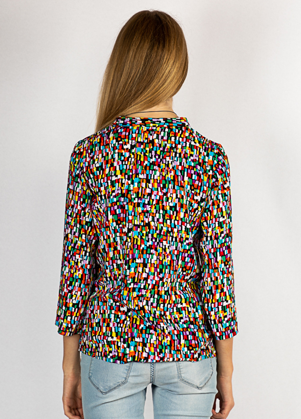 Комбинированная демисезонная блуза Time of Style
