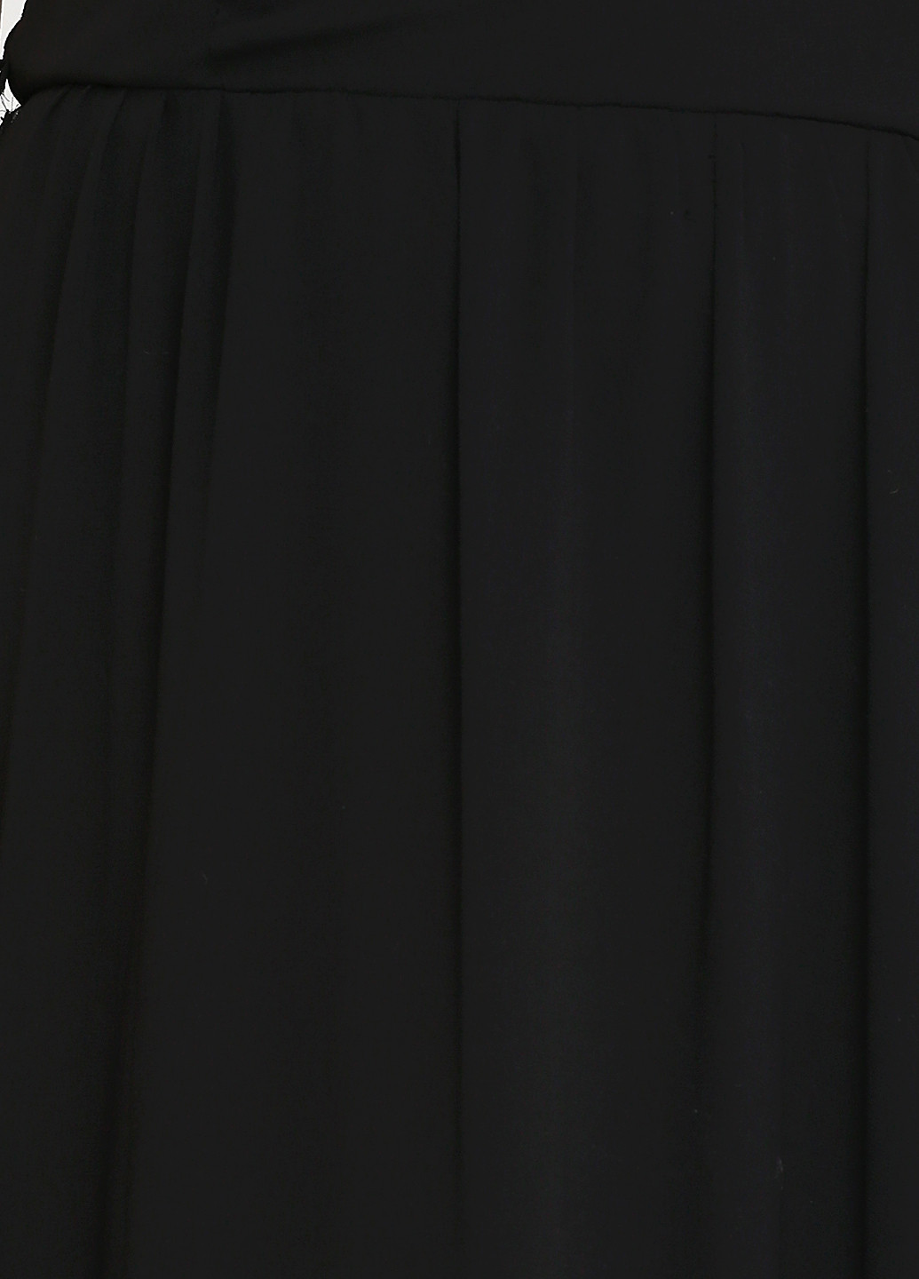 Черное коктейльное платье Asos однотонное
