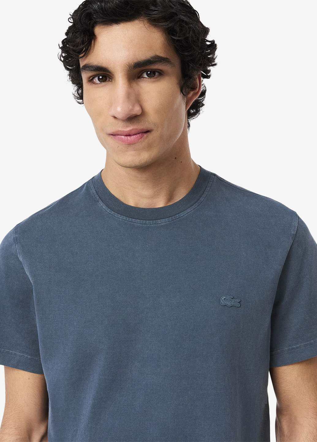 Синяя футболка Lacoste