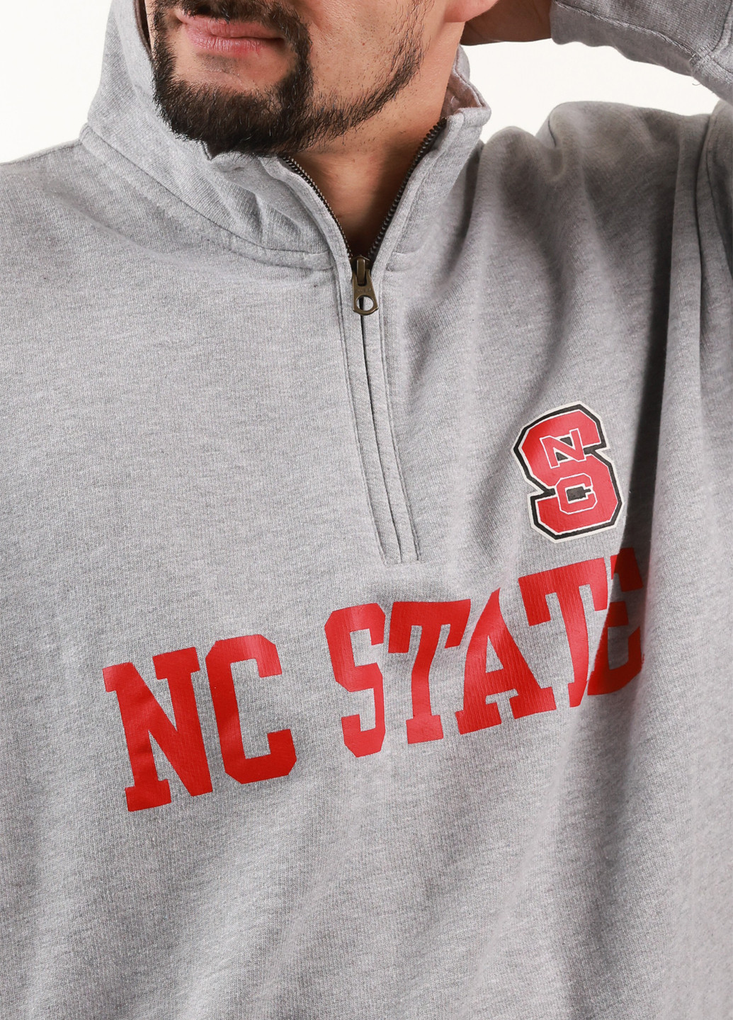 Сірий світшот Blue 84 меланж без декору (359854757)