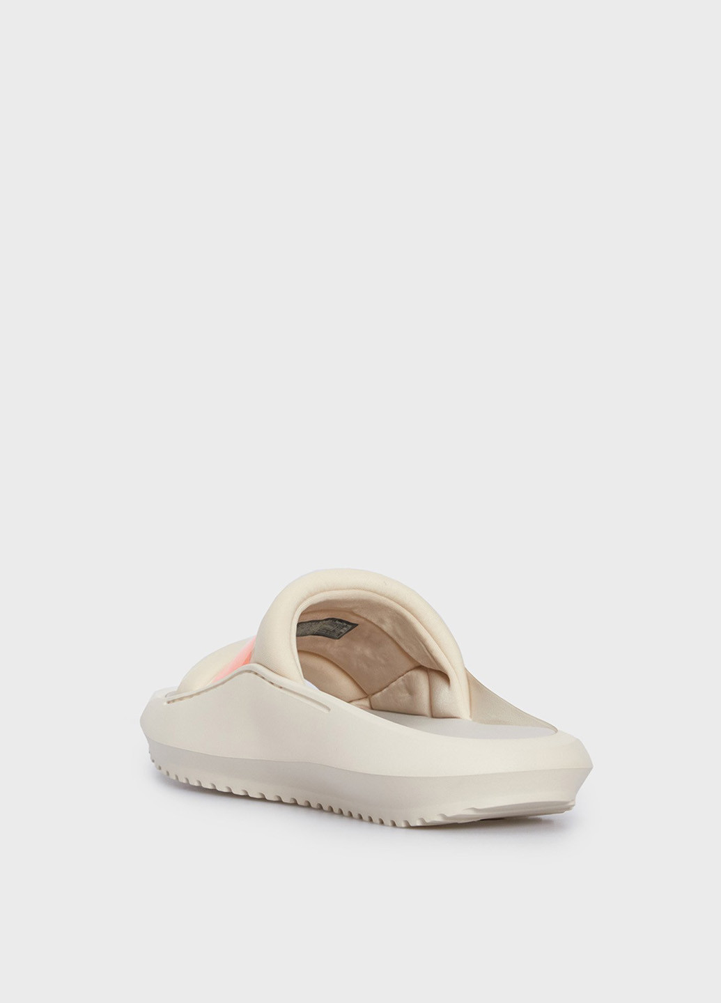 Бежевые шлепанцы Calvin Klein Jeans с логотипом