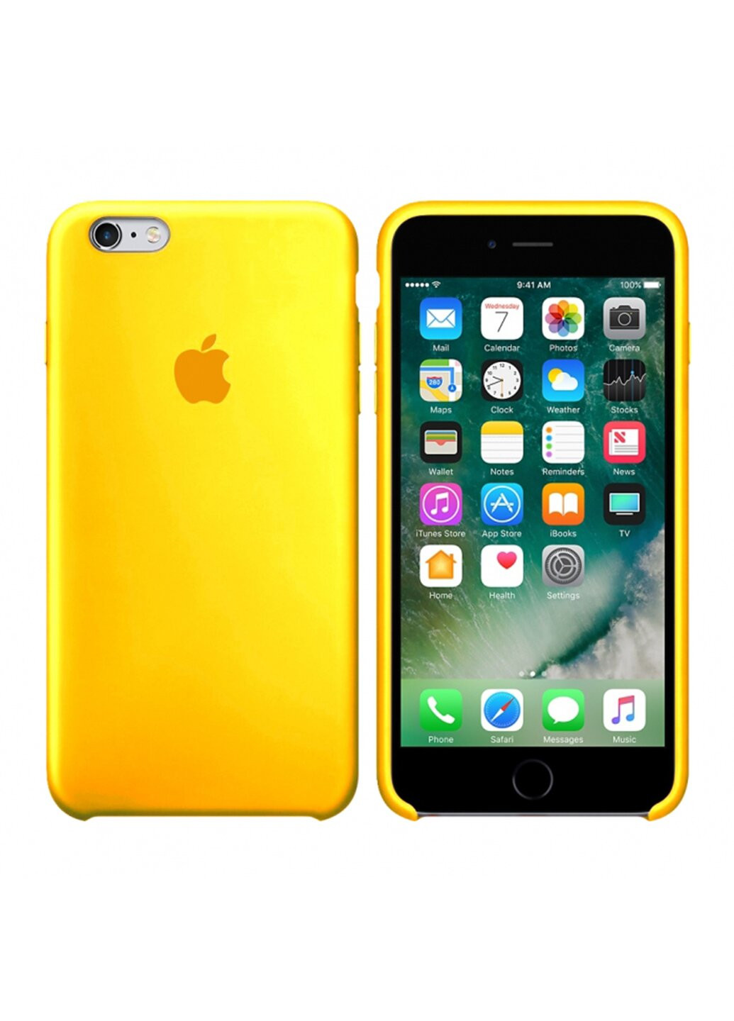 Чехол Silicone Case iPhone 6/6s canary yellow RCI (220821154)