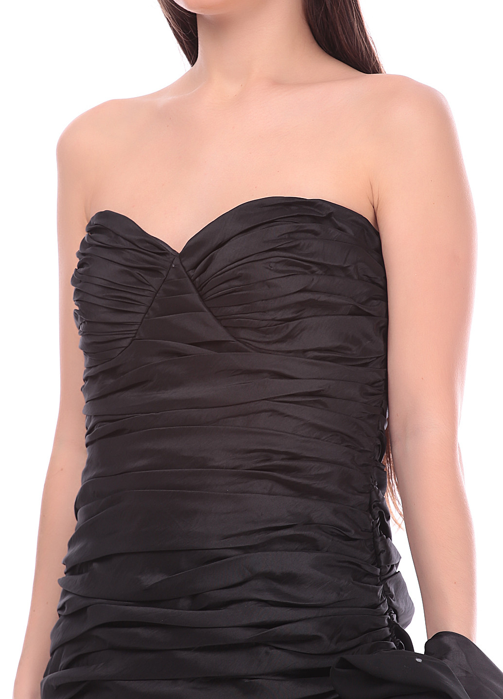 Чорна коктейльна сукня Destino однотонна