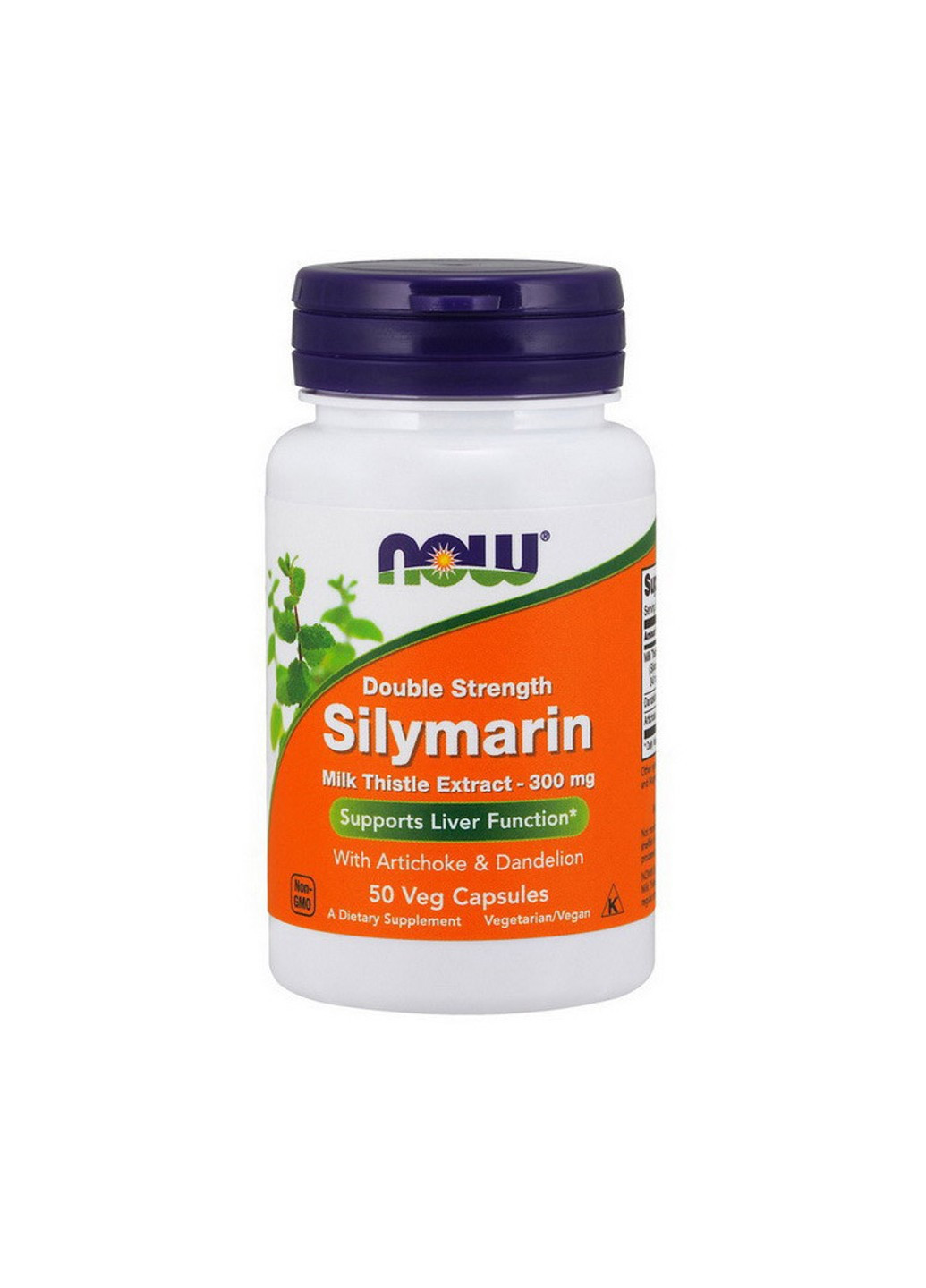 Силимарин экстракт расторопши Silymarin Milk Thistle Extract 300 mg (50 капс) нау фудс Now Foods (255410598)