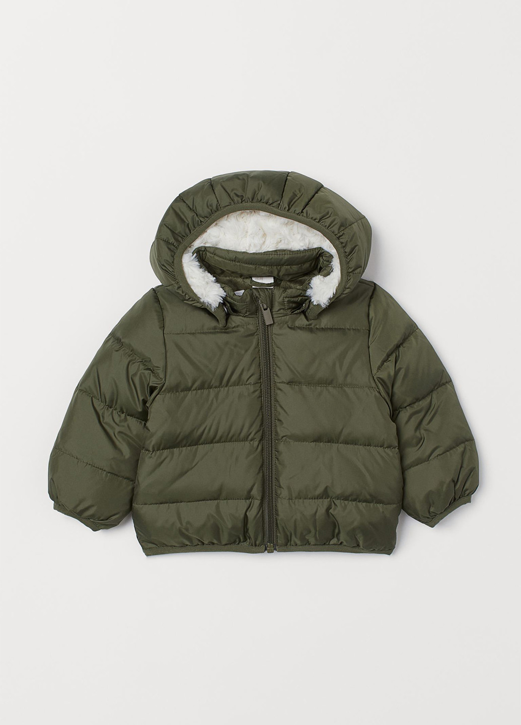Оливковый зимний Пуховик H&M