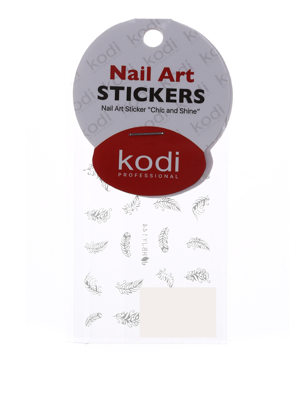 Наклейка Nail Art Stickers 144, Silver Kodi Professional (53189245)