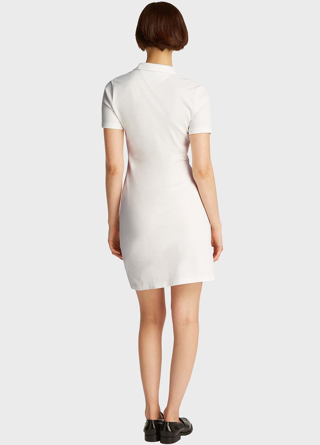 Молочна кежуал сукня поло Tommy Hilfiger однотонна