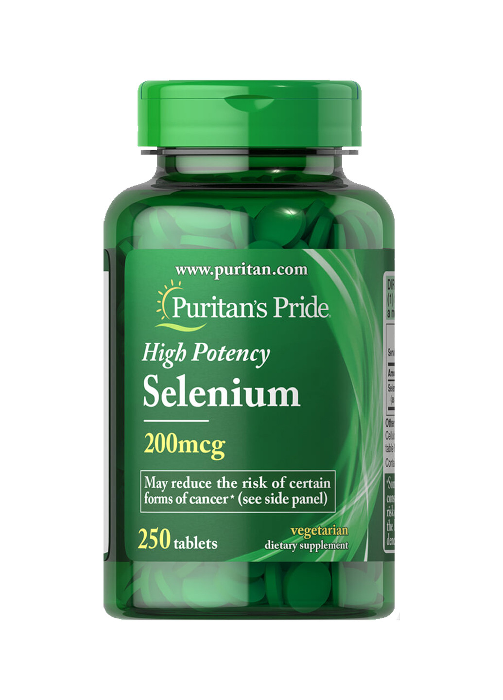 Селен для иммунитета Selenium 200mg - 250tabs ] Puritans Pride (240192645)