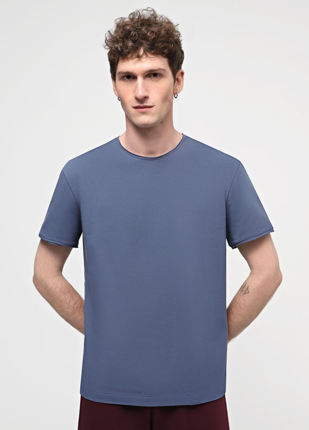 Сіро-синя футболка Promin