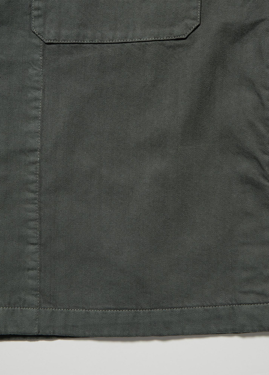 Темно-серая кэжуал рубашка однотонная Uniqlo